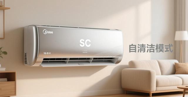 美的空调显示SC是什么意思？是自清洁模式别担心，一招消除