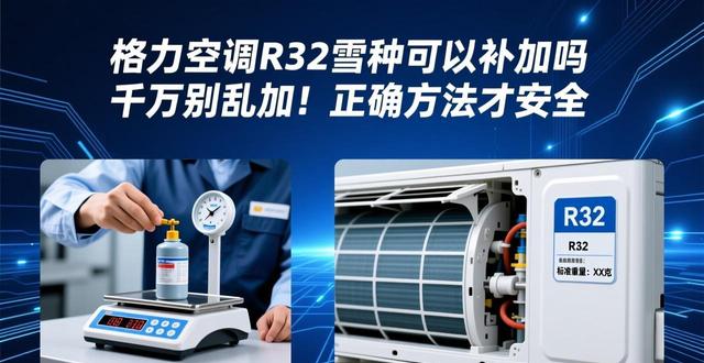 格力空调R32雪种可以补加吗 千万别乱加！正确方法才安全