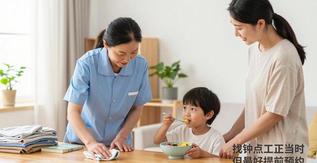 家政公司钟点工都干什么？不只是打扫卫生，还能做饭带娃