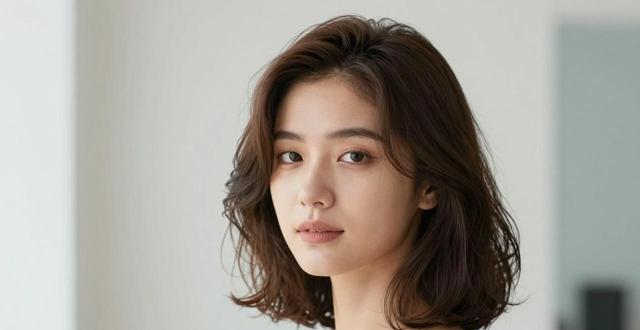 方形脸适合烫什么发型？法式微卷+韩系云朵烫，柔和下颌线条