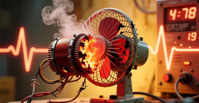 家里小电扇电机发热发烫 线圈故障原因