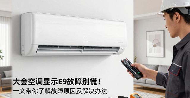 大金空调显示E9故障别慌！一文带你了解故障原因及解决办法