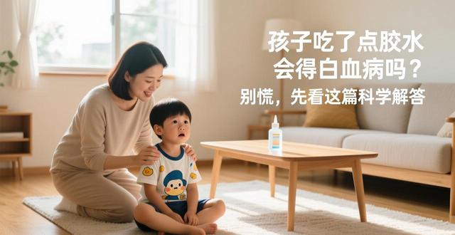 孩子吃了点胶水会得白血病吗？别慌，先看这篇科学解答