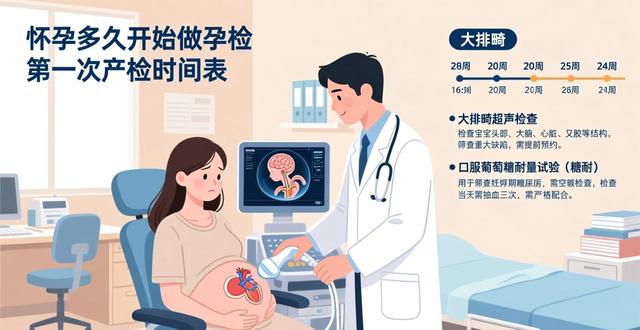怀孕多久开始做孕检 第一次产检时间表