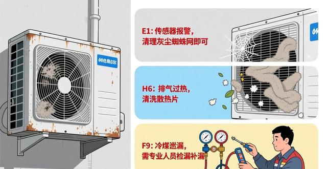 麦克维尔多联机故障码大全 E/F/H系列代码含义与解决方法