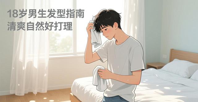 18岁男生发型指南 清爽自然碎盖头纹理烫帅气好打理