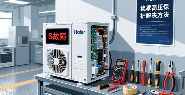 海尔风冷模块报S故障怎么处理 换季高压保护解决方法