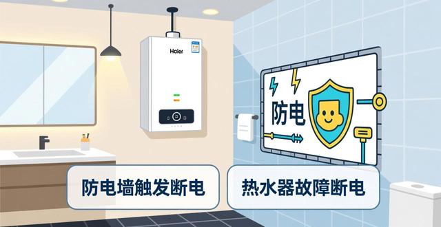 海尔热水器断电故障_海尔热水断电故障器怎么解决_海尔热水断电故障器图片