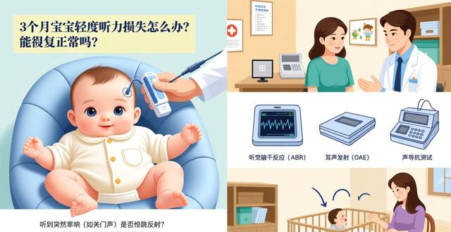3个月宝宝听力轻度损失_宝宝听力轻度受损能恢复吗_婴儿轻度听力损失影响发音