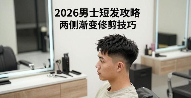 2026男士短发攻略 两侧渐变修剪技巧