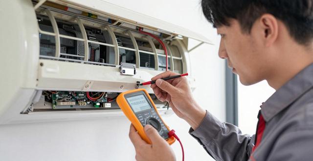 空调显示P4压缩机位置检测故障，检查传感器和电路电阻