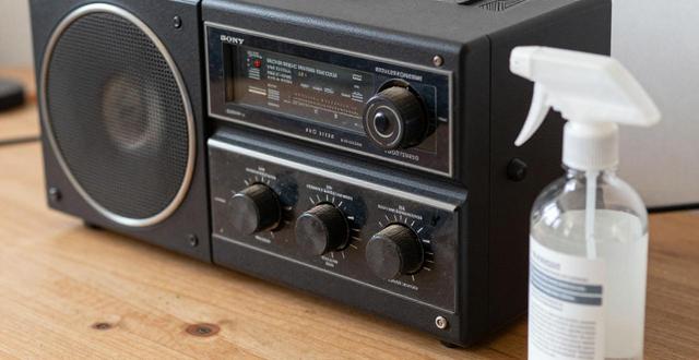 老索尼音响收音部分维修 收不到台、电池漏液故障处理