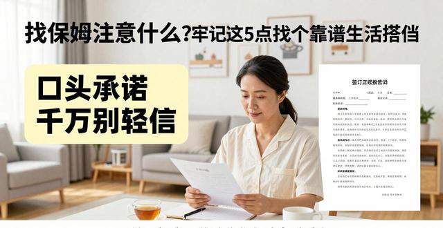 找保姆注意什么_找保姆住家_找保姆注意事项