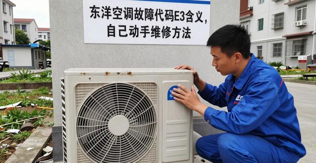 东洋空调故障代码E1/E3含义，自己动手维修方法
