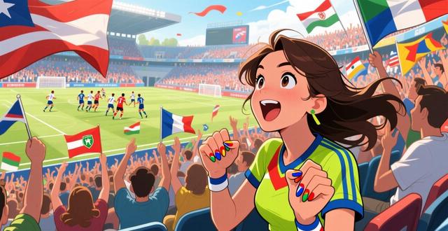 国旗款美甲_中国国旗美甲图片_国旗美甲图片大全