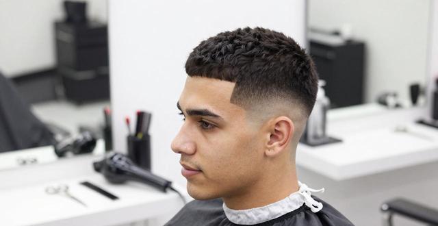 头发又硬又多适合什么发型 2026流行欧美渐变寸头帅气有型