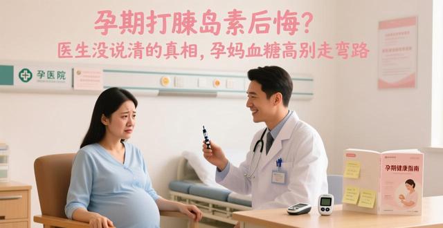孕期打胰岛素后悔？医生没说清的真相，孕妈血糖高别走弯路