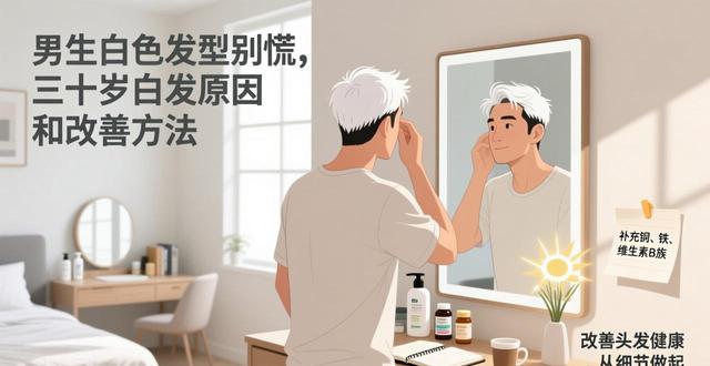 男生白色发型_男生白色发型图片_男生白色发型推荐