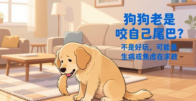 狗狗老是咬自己尾巴？不是好玩，可能是生病或焦虑在求救