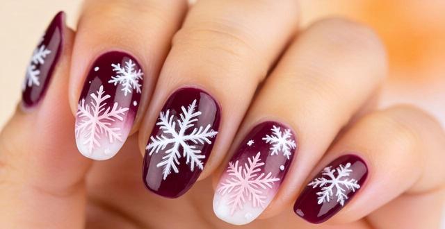 美甲图片 酒紅_美甲图片2020新款式酒红色_美甲红酒图片大全