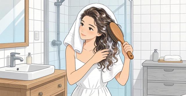 不用吹风机打理发型小技巧，快速干发不伤发