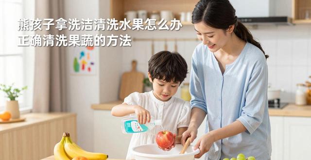 熊孩子拿洗洁精洗水果怎么办 正确清洗果蔬的方法