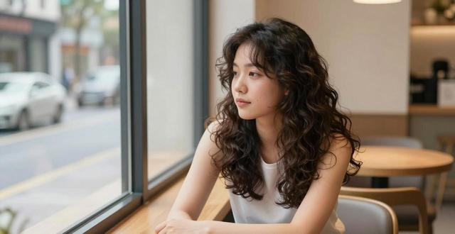 发尾小卷发型图片 慵懒感烫发修饰脸型效果好