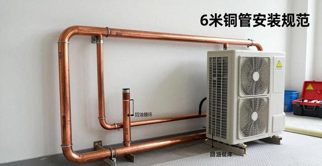 空调铜管6米效果能好吗 加长安装规范制冷不影响