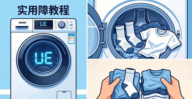创维洗衣机显示ue故障怎么解决？衣服不平衡这样处理