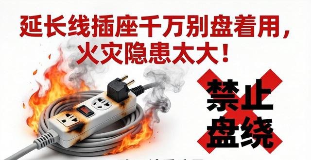请不要盘绕使用延长线插座_插座盘绕使用什么意思_插座延长接线