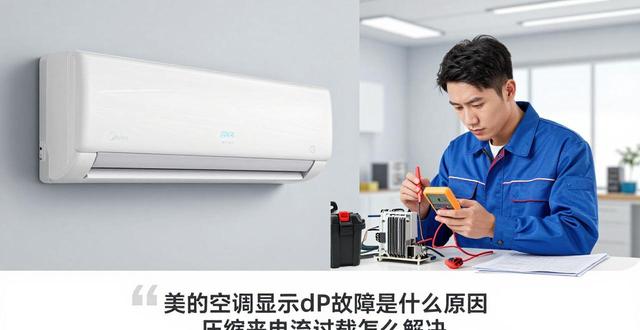 美的空调显示dp故障是什么原因 压缩机电流过载怎么解决