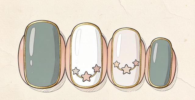 秋冬手绘美甲图片素材_秋冬手绘美甲图片大全_秋冬美甲图片手绘