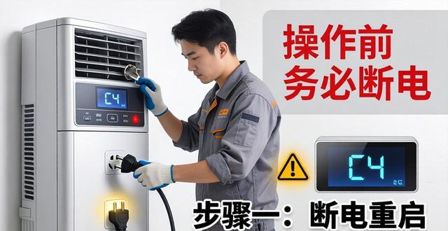 大金空调显示C4故障代码，自己动手解决的方法