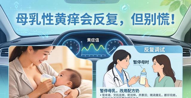母乳性黄疸会反复，但别慌！医生教你正确应对