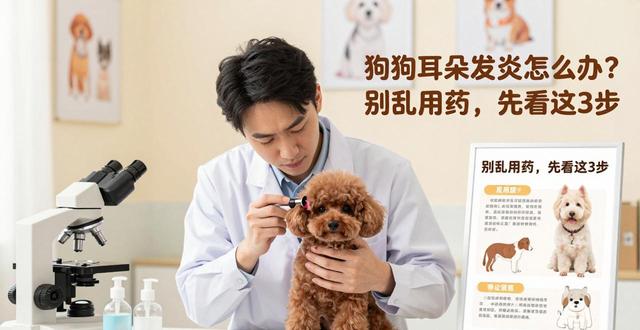 狗狗耳朵发炎怎么办？别乱用药，先看这3步