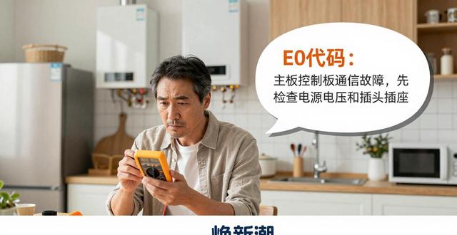 统帅热水器故障代码E1/E2/E3/E7，自己动手排查解决