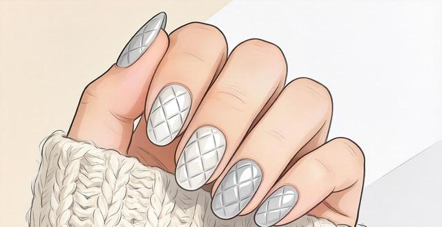 毛衣纹美甲教学视频_款式胶毛衣美甲图片_毛衣胶美甲款式