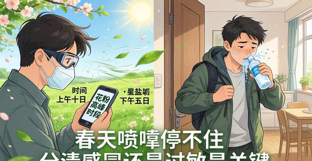 春天喷嚏停不住 分清感冒还是过敏是关键
