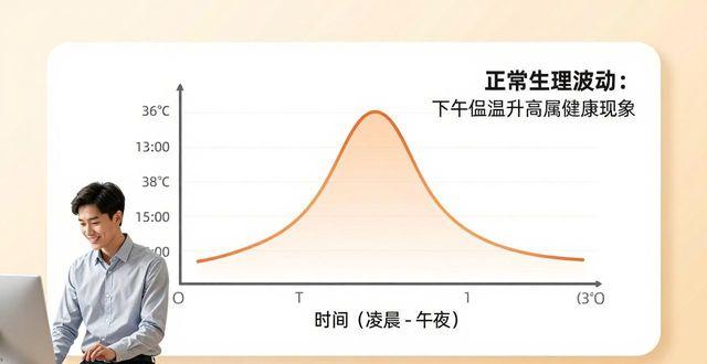 一图读懂正常人一天体温曲线图：你的体温达标吗