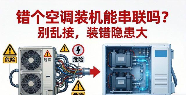 两个空调内机能串联吗？别乱接，装错隐患大