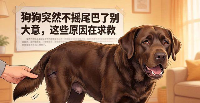 狗狗尾巴摇主人看到就叫_狗狗看到主人不摇尾巴_狗狗摇着尾巴向我走来