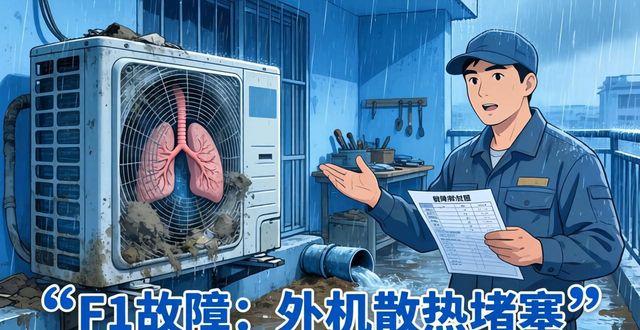 水空调故障代码图看不懂别慌 师傅教你对照表快速修