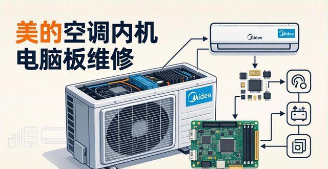 空调内机电脑板零件介绍图_美的空调内机电脑板_空调板电脑机美内机接线图