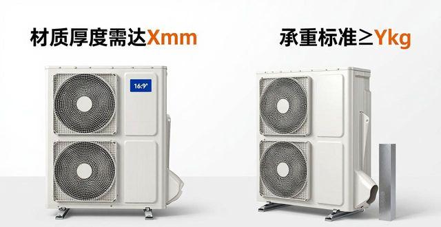 空调支架厚度_空调外机含支架尺寸_空调支架尺寸都一样吗