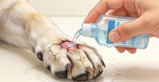 狗狗爪子裂开_狗狗爪子裂_狗狗爪子裂口用什么药