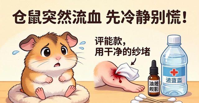 仓鼠突然流血 先冷静别慌！3个步骤急救指南请收好