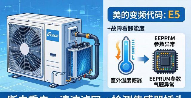 美的变频故障码解密 看懂这几条省下大几百维修费