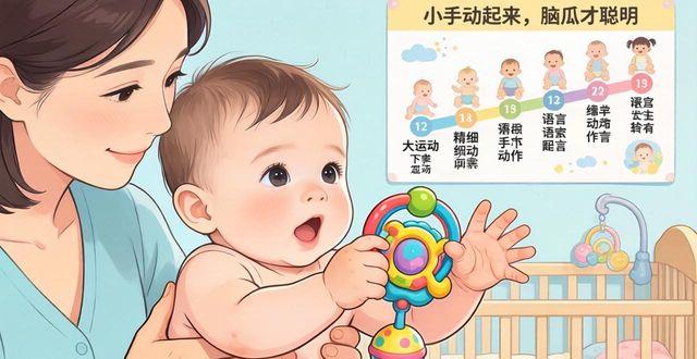 小手动起来，脑瓜才聪明！婴儿几个月会抓东西？看完这篇你就全懂了