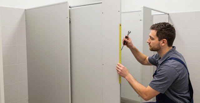 学校卫生间隔断配件这样装 耐用又安全