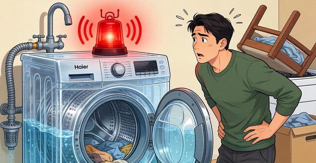 海尔洗衣机这5种常见故障别再花冤枉钱！维修师傅教你这样查